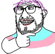 baldstein beady_eyes beard jews lipstick nuvariant tranny troon variant:estateson variant:unknown // 582x572 // 34.7KB