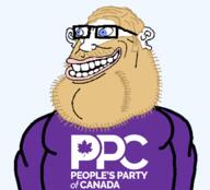 beard blue_eyes canada cleft_chin clothes ear lips nipple open_mouth people's_party_(canada) smile stubble subvariant:canaryan subvariant:canuckmutt subvariant:impish_amerimutt teeth tshirt variant:impish_soyak_ears variant:pajeetjak yellow_hair // 1710x1551 // 337.0KB