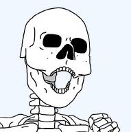 bone hand open_mouth ribcage series:skeletonjaks skeleton skull soyjak template transparent_background variant:hot_sauce // 797x800 // 17.3KB
