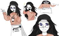 artist:01soru avengers beanie blush clothes eyelashes female girl glasses hair happy hat necklace smile transparent_background variant:soytan // 2982x1822 // 451.0KB
