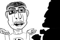 black_eye chad_thundercock chud ear glasses hair meta:tagme open_mouth subvariant:chudjak_front swastika variant:chudjak virgin_vs_chad // 1500x1000 // 248.1KB