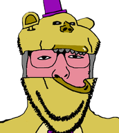 clothes five_nights_at_freddy's fnaf fredbear golden_freddy hat meta:not_oc meta:requests purple_hat springlock stubble top_hat variant:impish_soyak_ears variant:uncjak // 464x518 // 123.9KB