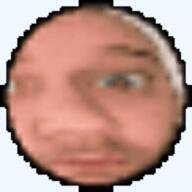 2019 3dgifmaker animated beard closed_mouth clothes distorted ext=gif fat fat_duel glasses irl open_mouth red_tshirt schizo soyboy subvariant:fatjak_irl tshirt variant:fatjak // 250x250 // 222.8KB