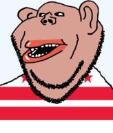 amerimutt black_sclera brown_skin clothes district_of_columbia ear flag flag:district_of_columbia hair lips mutt open_mouth soyjak star_(symbol) stubble subvariant:impish_amerimutt transparent_background united_states variant:impish_soyak_ears // 685x800 // 24.5KB