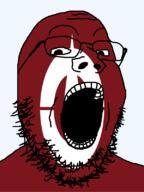 flag flag:kochi glasses japan kochi open_mouth soyjak stubble teeth todofuken transparent_background variant:gapejak // 600x800 // 40.7KB