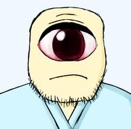 art closed_mouth clothes cyclops drawfag drawing request robe soyjak stubble subvariant:neutralplier variant:markiplier_soyjak white_skin // 558x549 // 132.1KB