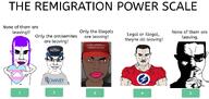 british_union_of_fascists brown_skin maga maga_hat mitt_romney mutt oswald_mosley remigration scale tranny transheart variant:chudjak // 1599x762 // 246.8KB