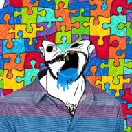 autism distorted ear g_(4chan) glasses jakparty_soy luke_smith lute lute_(user) meta:op_took_a_selfie_of_xerself open_mouth soyjak stubble subvariant:lutejak technology variant:a24_slowburn_soyjak youtube // 460x460 // 548.0KB