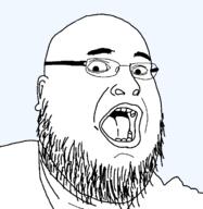 fat open_mouth soyjak stubble template transparent_background variant:fatjak // 714x732 // 21.2KB