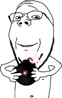 bald bomb bomb_byte ext=gif fnaf fnaf_world glasses holding_object stubble subvariant:wholesome_soyjak variant:gapejak // 625x978 // 94.3KB
