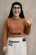 Videogames ai_generated avengers beanie blush brown_shirt cute cute_girl girl glasses goonbait hair nentendo_switch realistic soy soylent soylent_(cacao) variant:soytan video_game videogame waving woman // 512x768 // 95.6KB