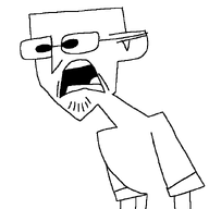 glasses harold_(tdi) open_mouth series:joke_soyjaks stubble total_drama total_drama_island variant:unknown // 613x613 // 5.4KB