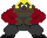 8_bit clothes donkey_kong donkey_kong_(1981_game) retro sprite_edit subvariant:hunky_twink_sex_machine transparent_background variant:alicia yellow_hair // 80x64 // 981