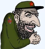 cap clothes communism hammer_and_sickle hat jewish_nose jews kgb kike monochrome nas:merchant star_(symbol) transparent_background // 501x551 // 199.1KB