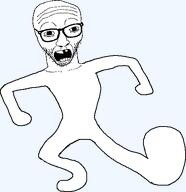 animated dance ext=gif full_body glasses open_mouth teeth variant:casnatus wrinkles // 544x503 // 39.8KB