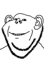 artist:swede ear retard smile soyjak stubble swede_(artist) template variant:impish_soyak_ears // 598x800 // 64.6KB