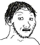 concerned ear hair looking_at_you open_mouth soyjak stubble subvariant:soyak_(concerned) variant:soyak white_background // 680x768 // 38.1KB