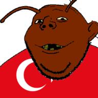 alien brown_skin cockroach ear evil flag:turkiye impish meta:ai_generated nigger rotten_teeth smile subvariant:gapealien template turkiye turknigger turkroach tvrkaryan variant:gapejak yellow_sclera // 255x255 // 11.0KB