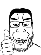 grin hair hand happy subvariant:chudplier subvariant:grinplier teeth template thumbs_up variant:chudjak variant:markiplier_soyjak white_skin // 600x800 // 16.2KB