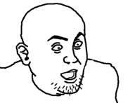 clothes ear open_mouth soyjak stubble variant:unknown // 500x383 // 13.6KB