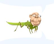artist:cannedpocket bug claws ear eyebrows glasses green_eyes mantis realistic shading smile soyjak speech_bubble_empty stubble subvariant:wholesome_soyjak subvariant:wholyjak variant:gapejak white_skin // 2222x1800 // 660.4KB