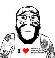 heart retard subvariant:science_lover tattoo variant:markiplier_soyjak // 1971x2081 // 767.3KB