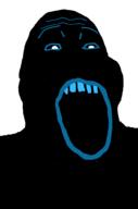 BBGHAST B_B_GHAST_(namefag) black_skin blue_eyes blue_teeth de_master_of_stuff the_master_of_stuff the_master_stuff variant:markiplier_soyjak2 // 645x973 // 23.6KB