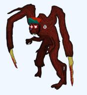 blade blood dead_space discord_logo_facial_mark fnf_pedo glasses glowing_eyes monster necromorph pedophile series:pedomorphs vantablack_skin // 760x835 // 249.8KB