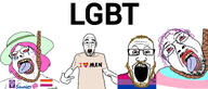 4soyjaks ack angry bloodshot_eyes brown_hair brown_stubble clothes coomer crying cut dead dyke eddtwt eye_bags faggot female femcel feminism flag flag:bisexual_pride_flag flag:lesbian_pride_flag glasses gooner hair hanging hat homosexual lesbian lgbt meta:tagme monkeypox moustache mustache my_little_pony open_mouth pink_hair purple_hair rope sanrio shtwt soyjak stubble subvariant:gapejak_female suicide template tongue tranny variant:bernd variant:gapejak variant:markiplier_soyjak variant:shirtjak yellow_teeth // 1920x816 // 263.5KB