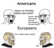 beard blond chad europe founding_fathers nordic_chad racism united_states variant:soyak wojak yes // 1284x1137 // 449.4KB