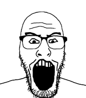 brimstone coal glasses nuvariant open_mouth series:fusionjaks shit_nophono_cares_about soyjak stubble subvariant:unciplier variant:markiplier_soyjak variant:uncjak // 674x764 // 21.2KB