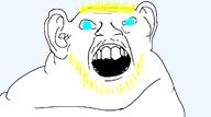 aryan big_ears big_nose blue_eyes gape gaping_mouth meta:tagme subvariant:jared variant:feraljak yellow_hair // 1024x570 // 27.8KB
