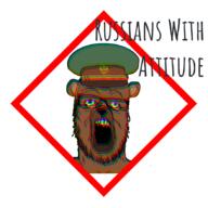 animal bear brown_skin cap clothes distorted ear furfag furry glasses hat military open_mouth russia russians_with_attitude soyjak stubble text variant:a24_slowburn_soyjak // 879x879 // 3.0MB