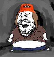 artist:soyia_agent babyjak cave clothes dale_gribble hair hat soyia_agent_(namefag) stubble variant:gapejak // 1286x1343 // 643.6KB