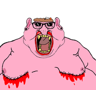 big_eyes big_nose black_eyes blood blood_from_tits body brown_hair earring fat fatass female full_body mentally_handicapped mentally_ill monkey no_beard pink pink_skin pooner pooner_earring pooner_eyes pooner_lips red_lips reddit reddit_antenna redditard shadow she_is_so_attractive shine_on_eyes sisa stiches subvariant:brankey tit_stiches tits troon variant:brandon wrinkles yellow_teeth // 1674x1582 // 223.6KB