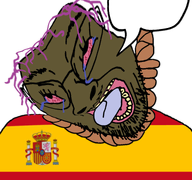 ack! brown_skin deformed flag:spain latinx spain tranny variant:bernd // 768x719 // 259.4KB