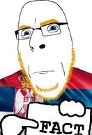 aryan blond blue_eyes fact flag:brazil glasses hand looking_at_you pointing serbia series:countryARYAN_gem! serious sign stubble transparent variant:cobson white_background white_skin // 775x1127 // 250.3KB