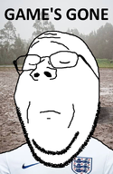 bald england football glasses its_over niggerball sad sportsball stubble subvariant:wholesome_soyjak text variant:gapejak // 600x920 // 327.2KB