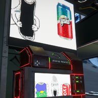 2soyjaks 3d arm can coke doctor glasses hand head_mirror open_mouth sci-fi screen soyjak space_engineers sprite sproke stretched_mouth stubble variant:markiplier_soyjak variant:soyak vending_machine video_game // 970x1166 // 1.2MB