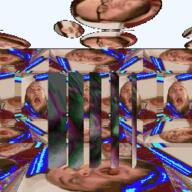 2019 3dgifmaker animated beard closed_mouth clothes distorted ext=gif fat fat_duel glasses irl open_mouth red_tshirt schizo soyboy subvariant:fatjak_irl tshirt variant:fatjak // 250x250 // 1.4MB