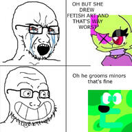 autism editeddawn eoxxomaxxo1991 glasses literal_who mulukitty oliverinvective shitnobodycaresabout stubble variant:soyak white_skin // 894x894 // 89.9KB