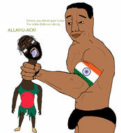 armband bangladesh beard bengali buff bulge bvll flag:bangladesh flag:india flag:minor_attracted_person flag:transgender_pride_flag green_text greentext hindu hinduism india indian islam meta:tagme mouth_open mudslime open_mouth pisslam shoe text torn_clothes underpants variant:bernd variant:chudjak wordswordswords yellow_teeth // 4000x4424 // 2.1MB