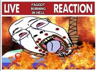 aids bloodshot_eyes burning_alive flag:gay_pride_flag gay gay_flag hell monkeypox open_mouth poop rip_trevor rope suicide variant:bernd yellow_teeth // 230x170 // 69.3KB