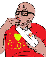 amerimutt burger_king eating fast_food goyslop lips mutt mutt_lips slop variant:khanzumerjak // 1242x1542 // 648.8KB