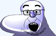 g_(4chan) gentoo glasses linux looking_down open_mouth soyjak stubble technology thick_eyebrows variant:pissluffare // 794x518 // 86.6KB