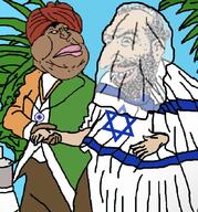 brimmy happy_merchant indian israel kike nas:happy_jewish nas:merchant pajeet turban variant:meximutt wedding // 659x706 // 217.1KB