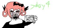 anime clothes glasses greentext hair hand holding_object oekaki open_mouth pink_hair soyjak stubble text variant:unknown // 500x250 // 21.3KB