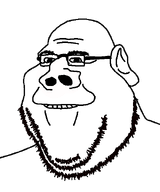 1soyjaks alternate bald big_nose ear forehead_lines glasses grin impish james_gandolfini smile stubble teeth template the_sopranos tony_soprano transparent_background variant:impish_soyak_ears variant:impish_tony // 500x600 // 17.4KB