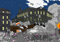 1848 aaan_(organisation) architecture armor battle building chivalry classical classical_art_parody fight fighting flag horse muskets nas:gigachad quotist revolution subvariant:a24_slowburn_chudjak subvariant:hornyson subvariant:hunky_twink_sex_machine subvariant:neutralplier subvariant:wholesome_soyjak subvariant:wholyjak sword variant:a24_slowburn_soyjak variant:alicia variant:chudjak variant:cobson variant:gapejak variant:impish_soyak_ears variant:markiplier_soyjak variant:soyak variant:uncjak // 1701x1198 // 1.5MB