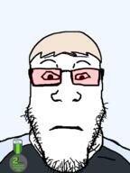 mark neutral red_hair soyjak_blog subvariant:neutralplier tinted_glasses variant:markiplier_soyjak // 600x800 // 48.1KB